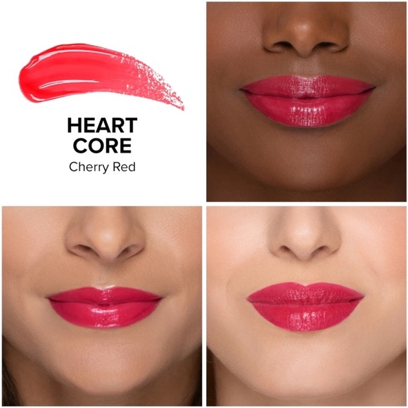 TOO FACED TOO FEMME HEART CORE LIPSTICK - Heart Core (cherry red) NIB - Picture 4 of 9
